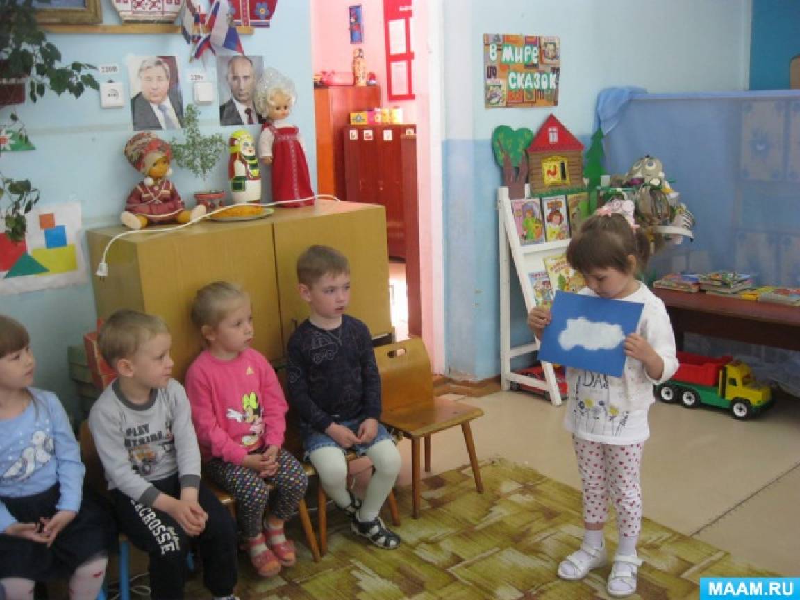 «Что такое облака». Проект в средней группе