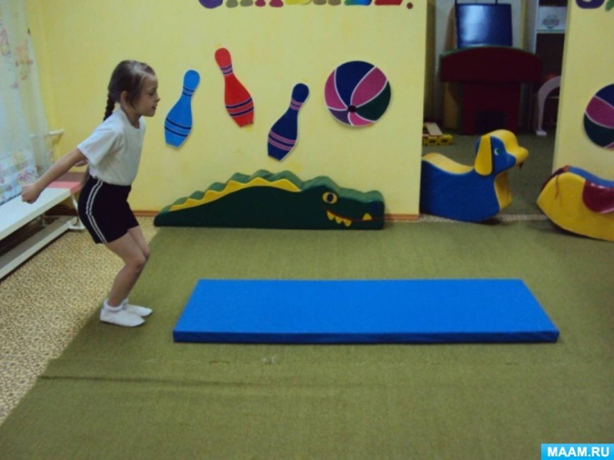 «Методика начального разучивания дошкольников прыжкам в длину с места»