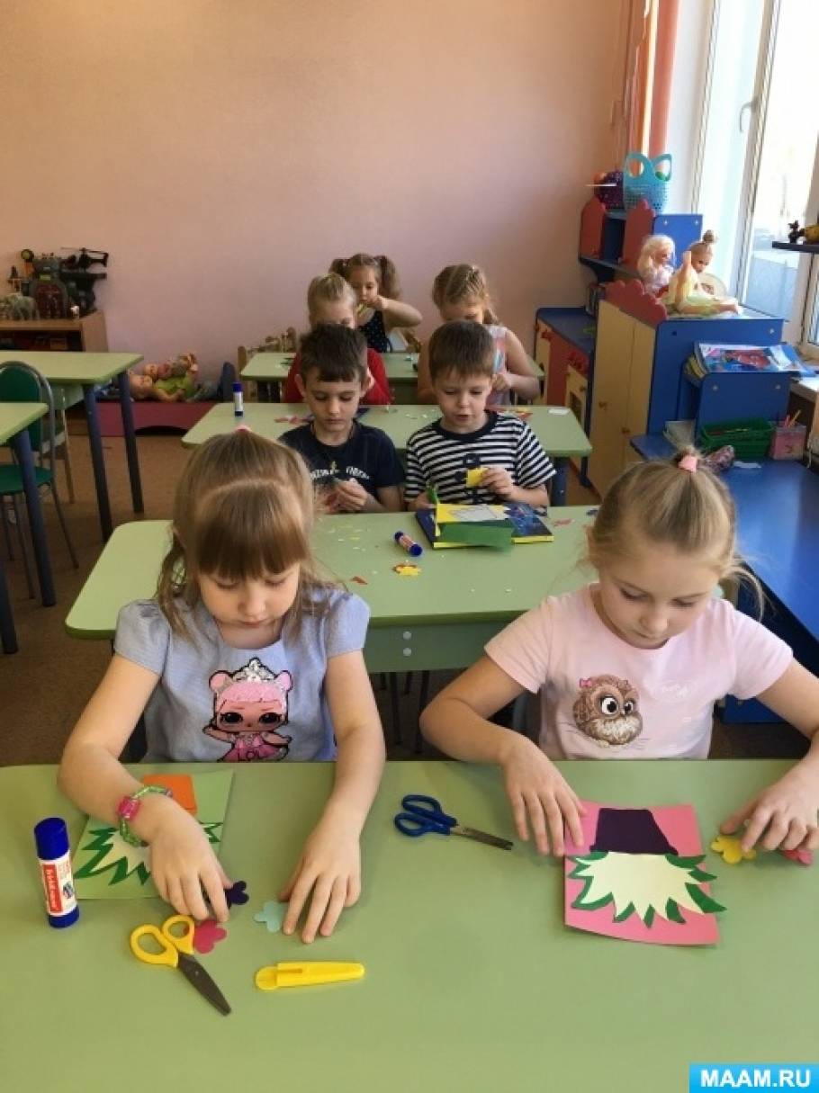 Смотреть фотографию №3 Фото №3 Открытки решили выполнять в технике аппликация