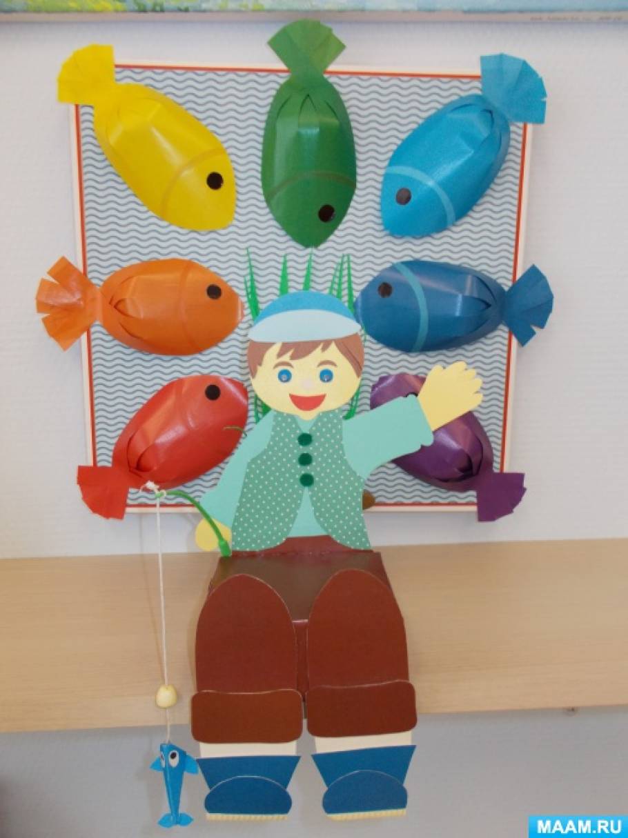 Дидактическая игра «Радужные рыбки, или Учимся смешивать краски»