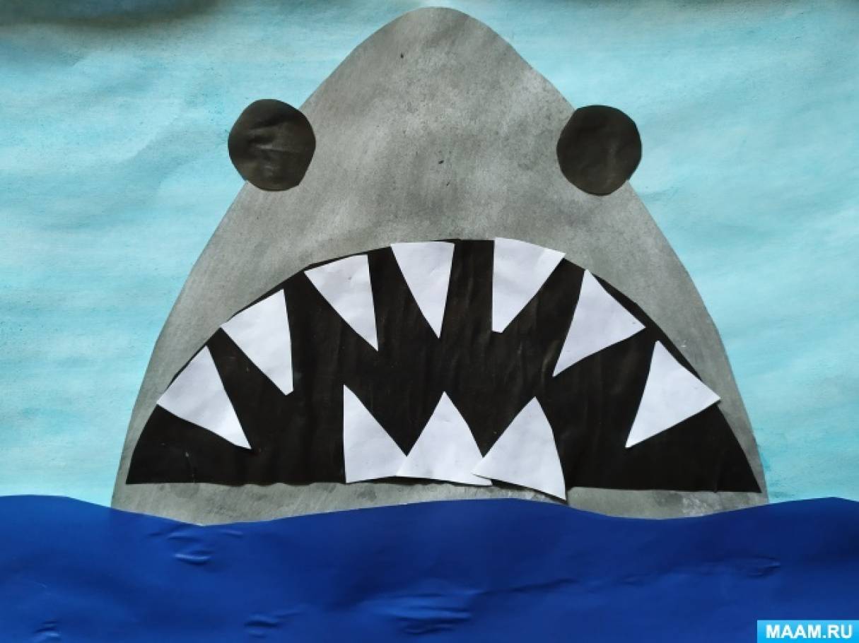 Мастер-класс по аппликации с элементами рисования «Акула» к Всемирному Дню океанов на МAAM