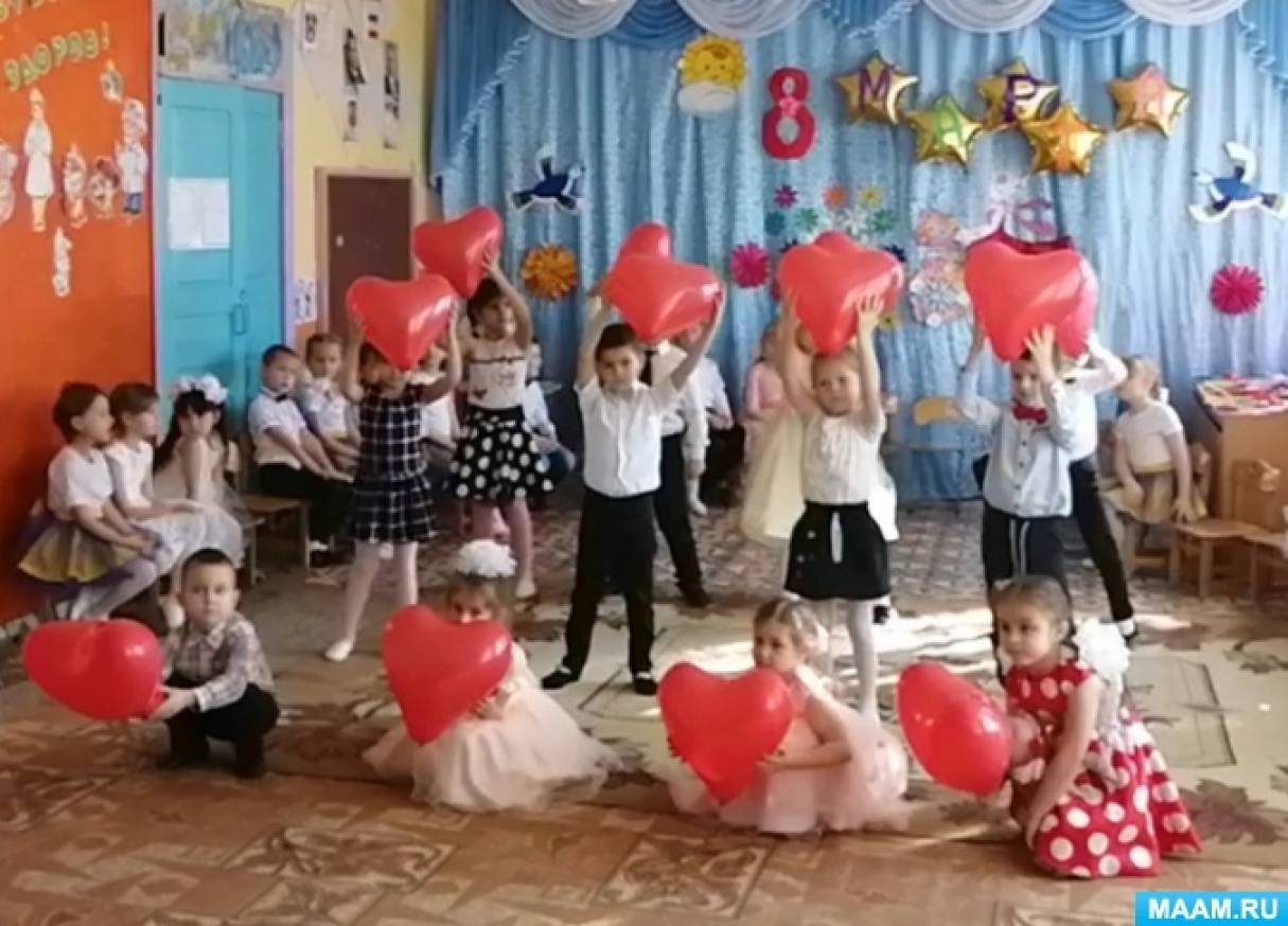Фотоотчет «8 Марта в старшей разновозрастной группе» Фото Фотоотчет «8 Марта в старшей разновозрастной группе»