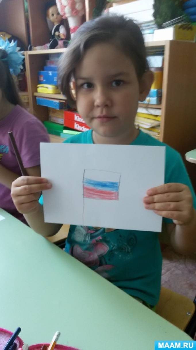 Фотоотчет «Символика Родины. День Российского Флага в старшей группе» Фото Фотоотчет «Символика Родины. День Российского Флага в старшей группе»