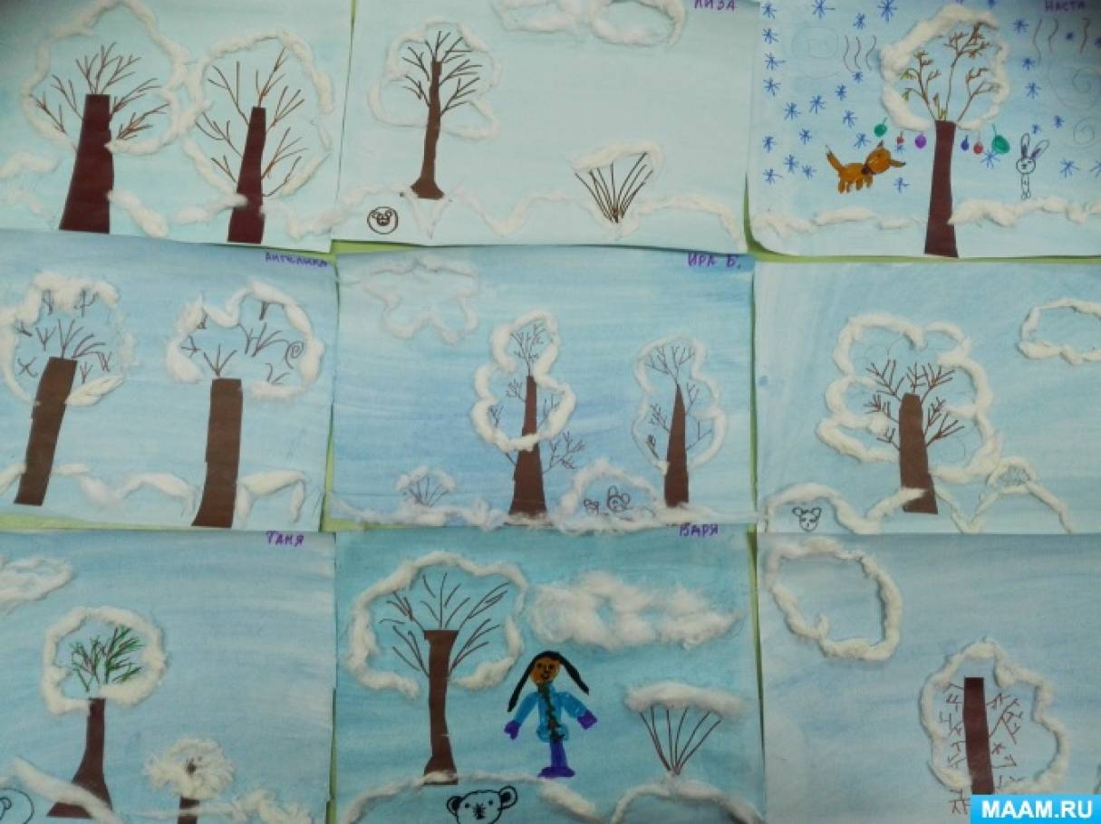 Конспект занятия ребенок и общество старшая группа. Рисование «деревья в инее» (т. с. Комарова, стр. 91). Зимний лес рисование в средней группе. Рисование в подготовительной группе. Рисование зима подготовительная группа.