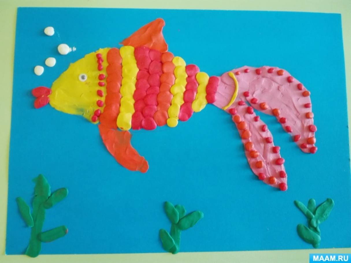Рыбка из пластилина: как сделать, как слепить, фото, пошагово