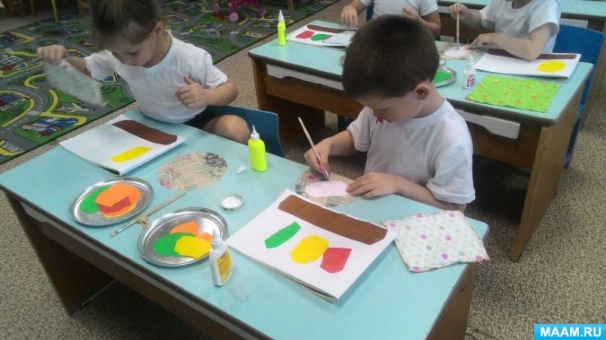 Конспект НОД по аппликации в старшей группе - фото