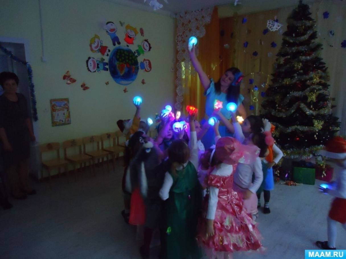 Сценарий праздника в средней группе «Новогодняя сказка»