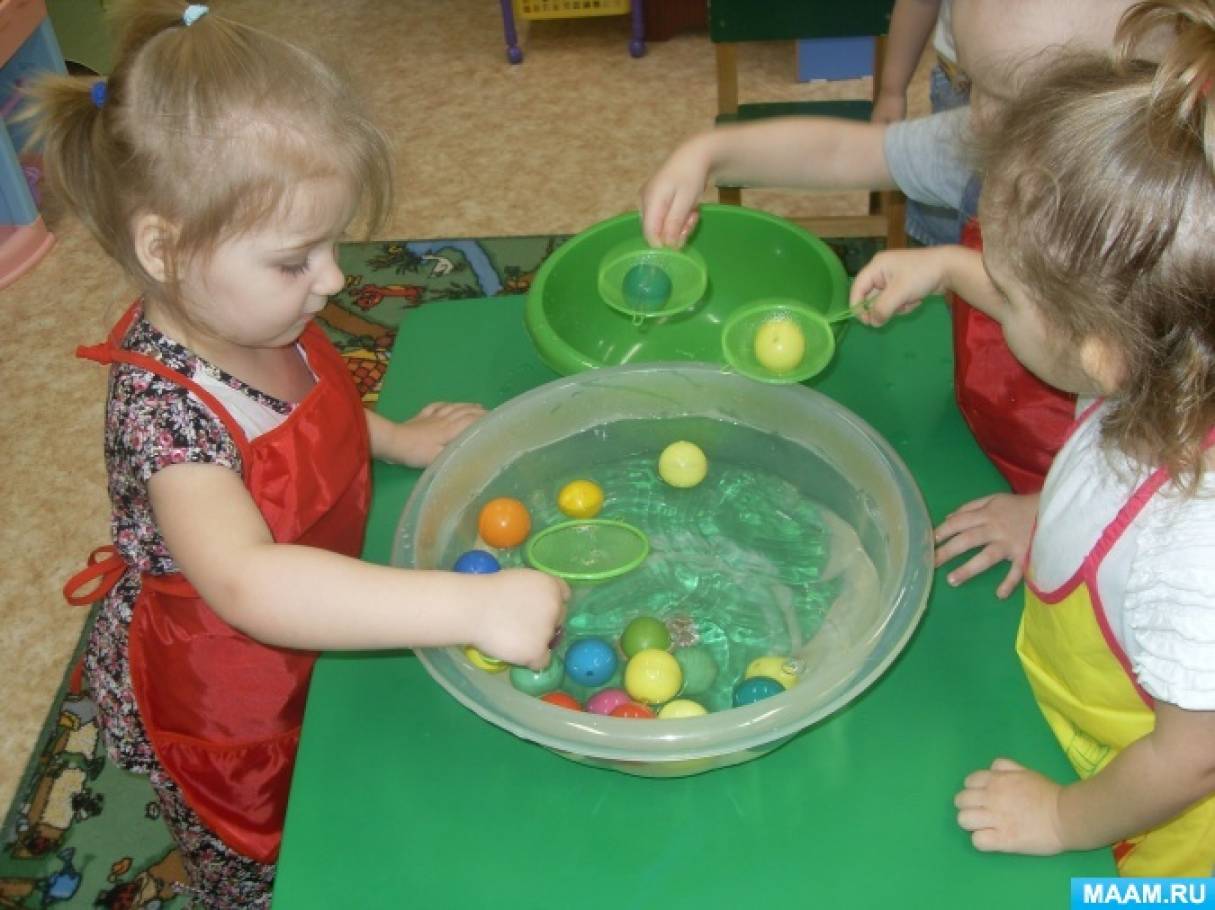 Знакомство Детей Ясельного Возраста С Водой