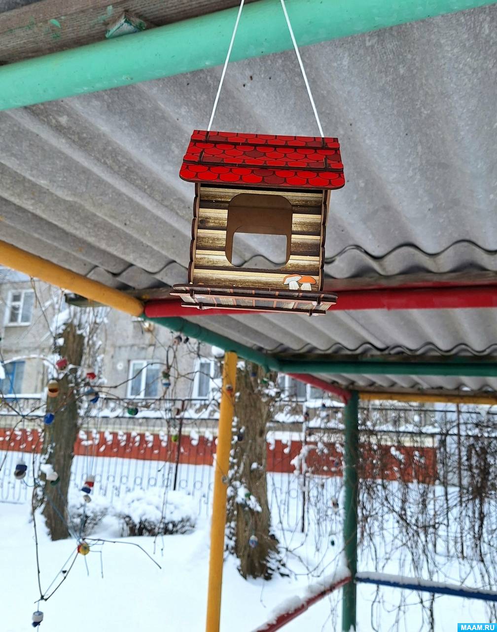 Смотреть фотографию №2 Фото №2 Цель акции привлечение внимания детей и родителей к зимующим птицам