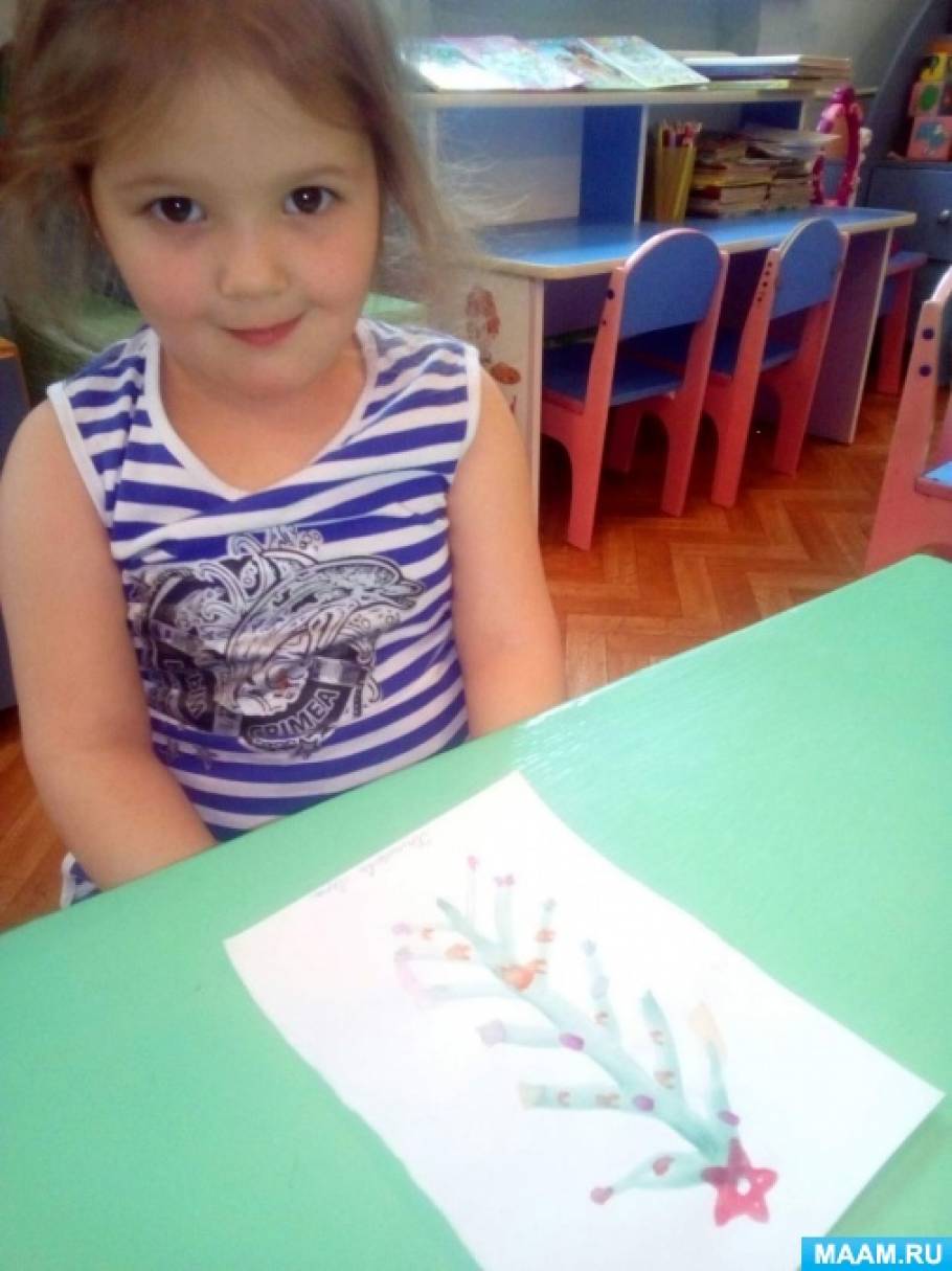 Конспект занятия по рисованию в второй младшей группе «Новогодняя ...