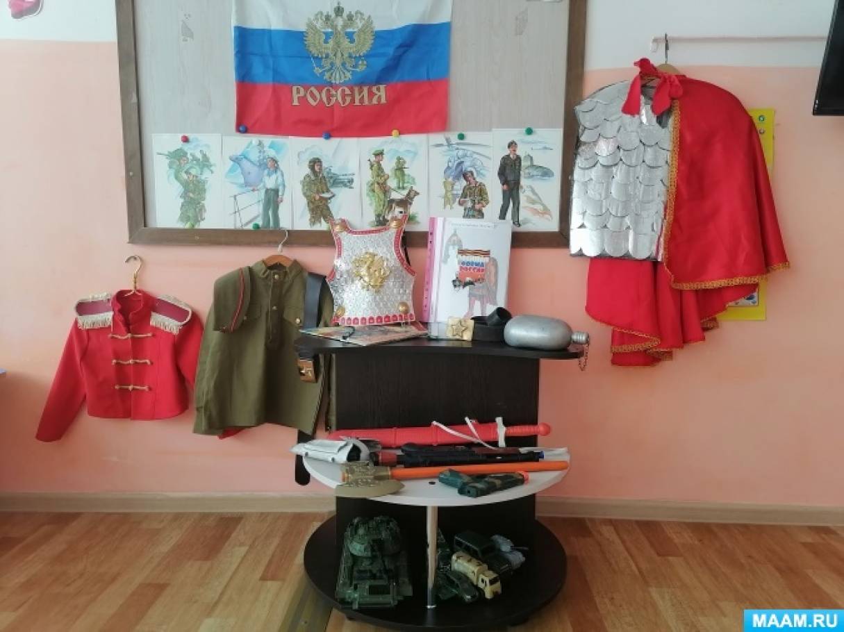 Фотоотчет об экспозиции «Мы гордимся нашей армией» в рамках мини-музея «Моя малая Родина»
