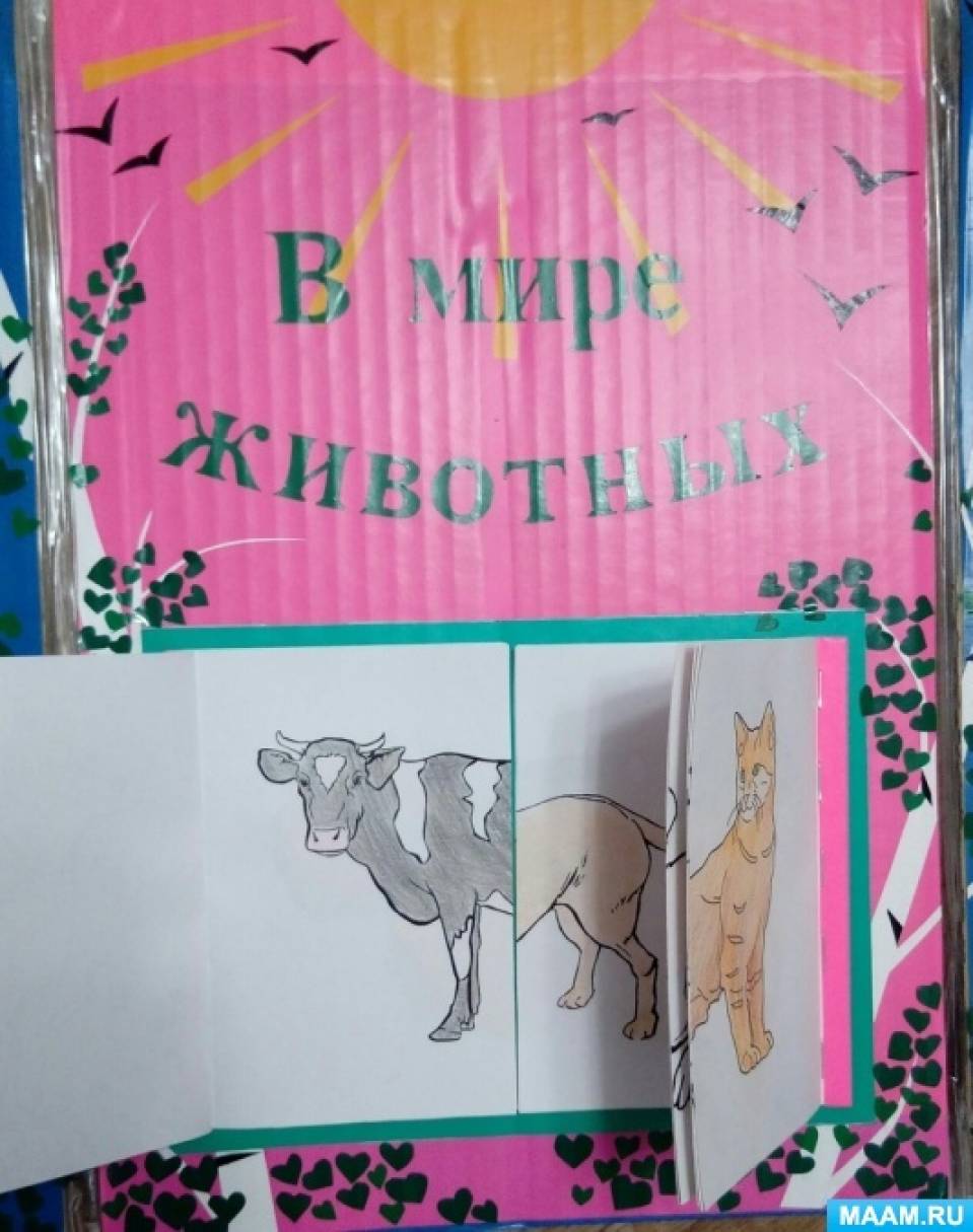 Лэпбук «В мире животных» для детей младшего и среднего дошкольного возраста Фото Лэпбук «В мире животных» для детей младшего и среднего дошкольного возраста