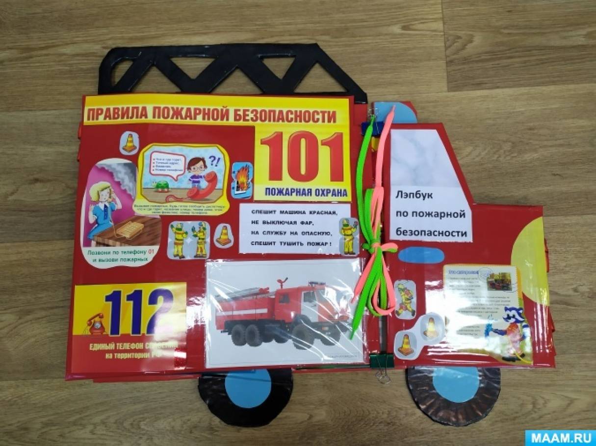 Лэпбук «Пожарная безопасность» Фото Лэпбук «Пожарная безопасность»