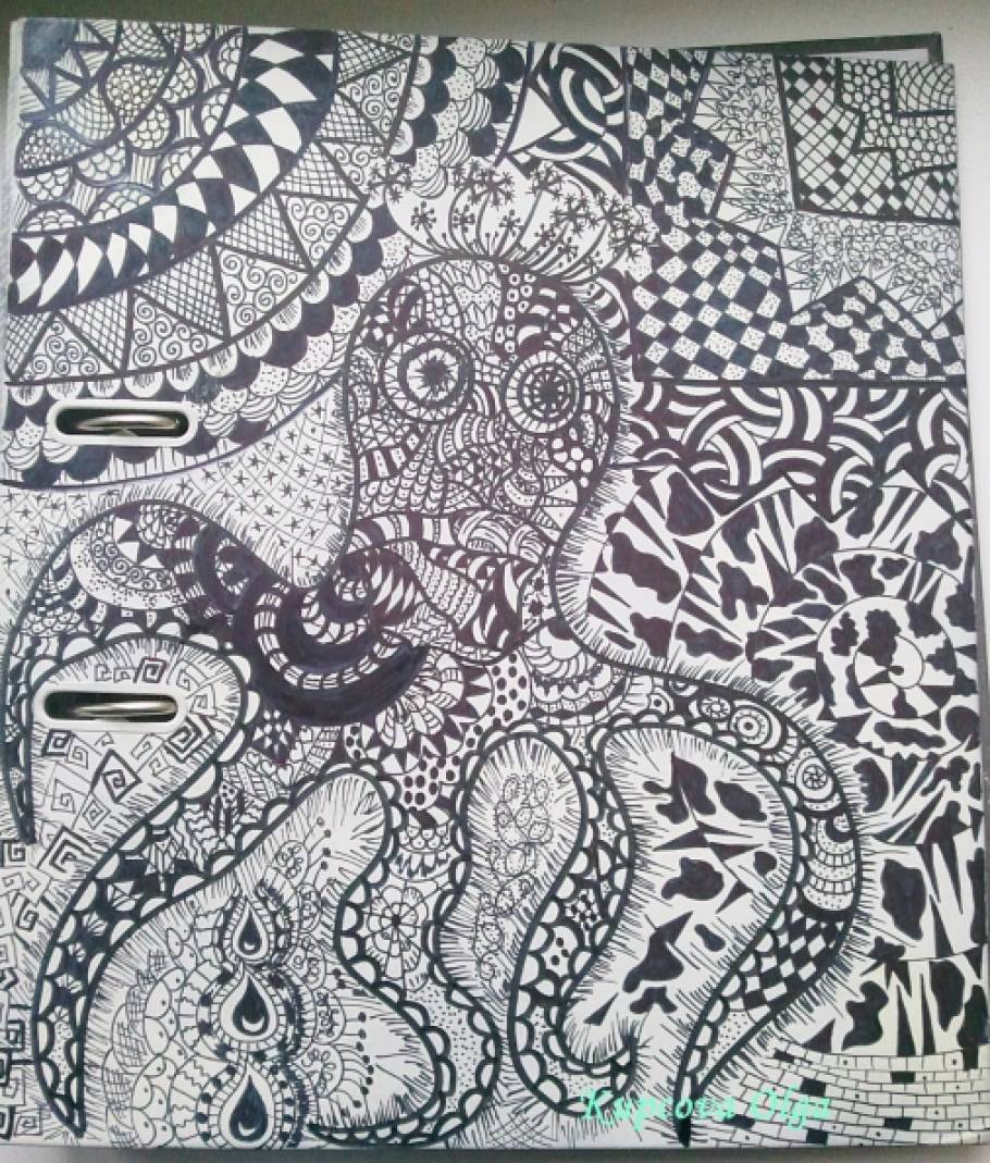 Нетрадиционная техника рисования Zentangle (Зентангл) Фото Нетрадиционная техника рисования Zentangle (Зентангл)