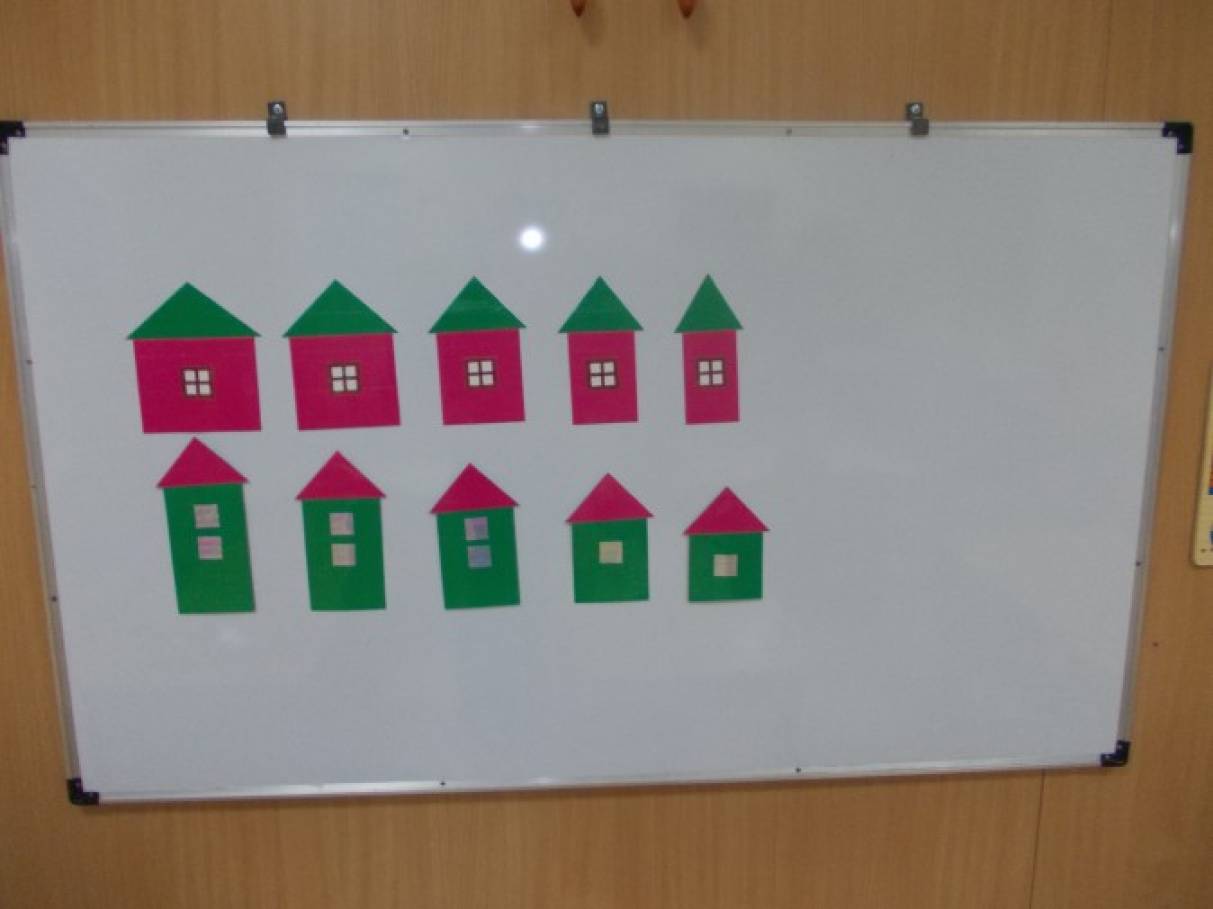 Дидактическая игра для детей 4–5 лет «Домики» (7 фото). Воспитателям ...