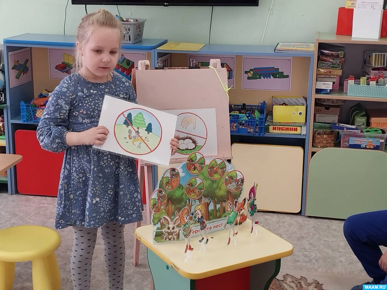 Смотреть фотографию №2 Фото №2 На занятии мы с ребятами беседовали о природе о важности и пользе леса о таких проблемах экологии как загрязнение и изменение климата а также посмотрели мультипликационный фильм о защитниках природы