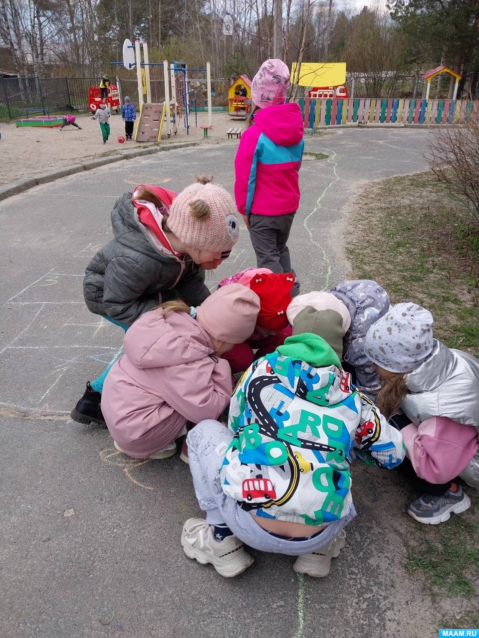 Смотреть фотографию №2 Фото №2 На днях девчонки обнаружили в щелях асфальта тропу по которой передвигался целый отряд муравьев
