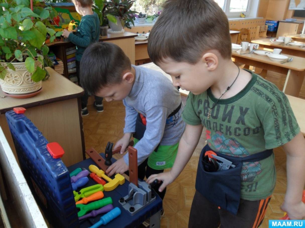 Конспект занятия в средней группе «Дело мастера боится» Фото Конспект занятия в средней группе «Дело мастера боится»