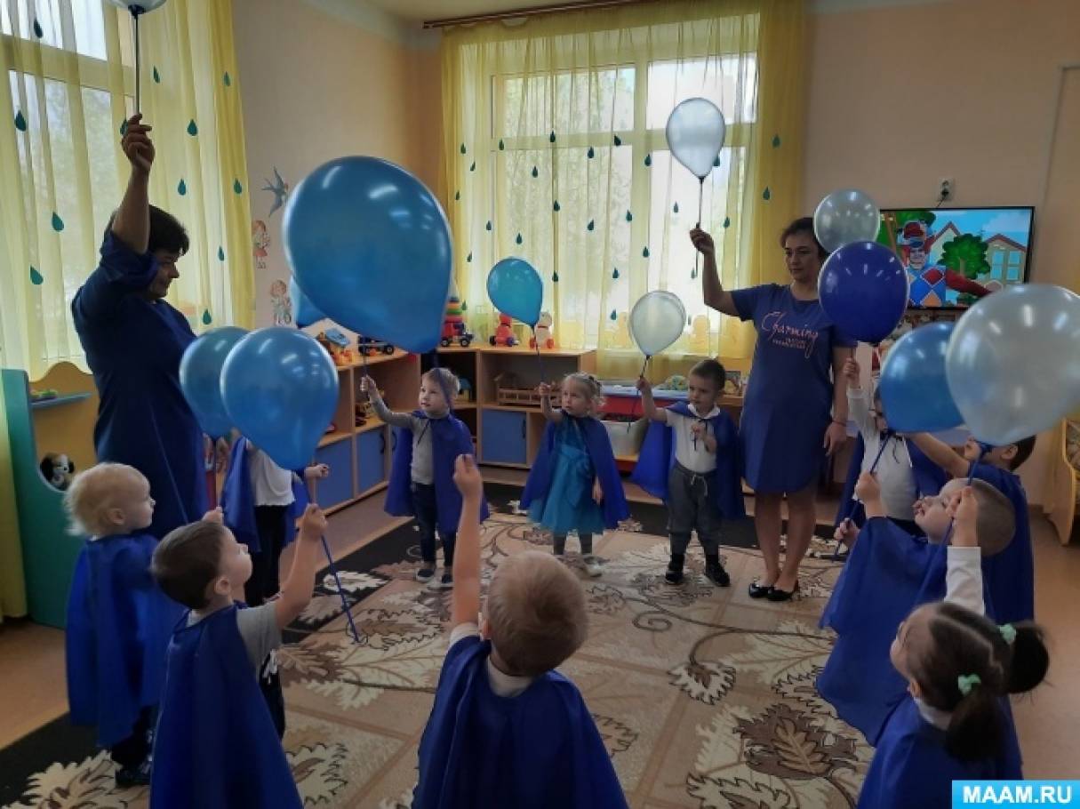 Акция «Зажги синим» в детскому саду. Фотоотчет