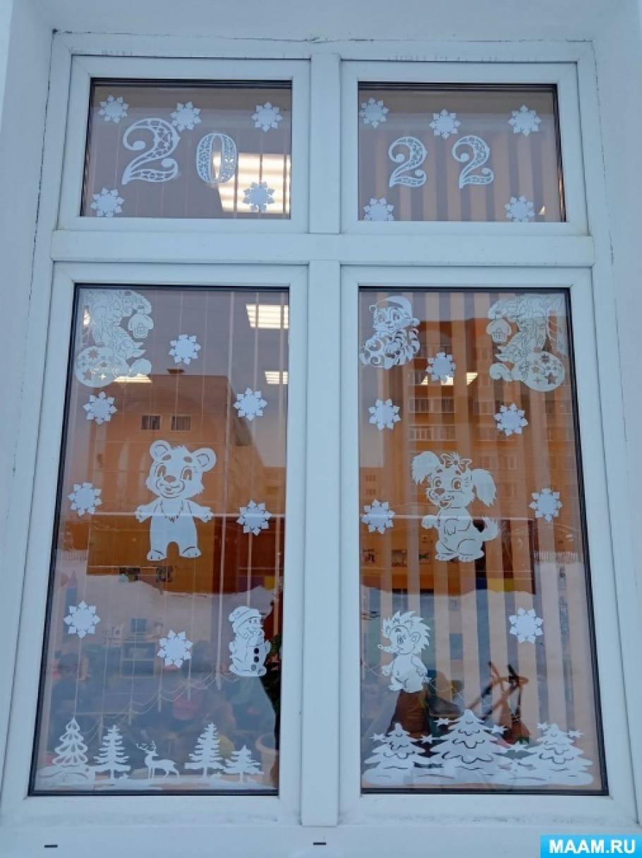 Купить Вытынанки На Окна К Новому Году