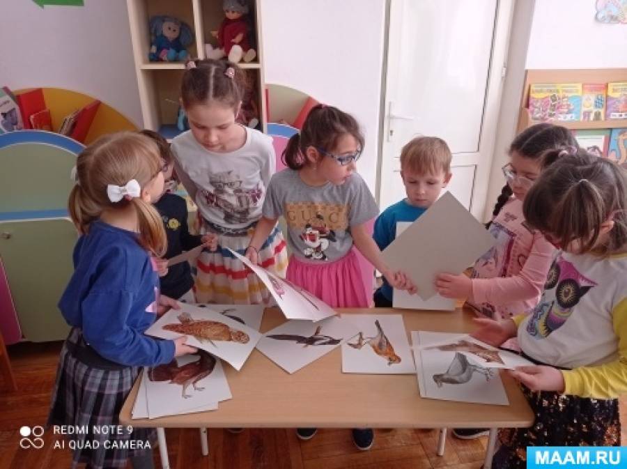 Развлечение для старшей группы, посвященное Дню птиц - фото