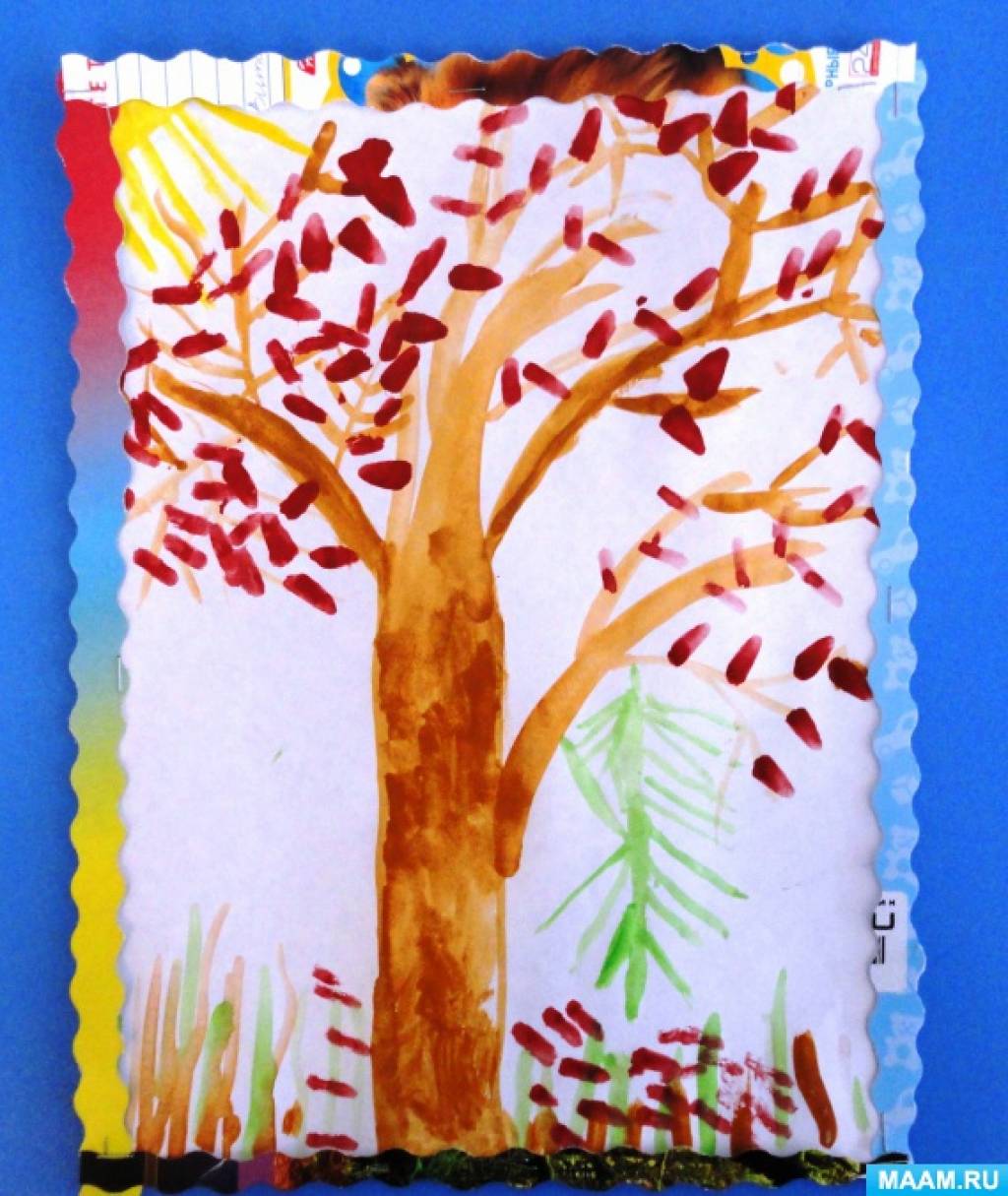 Творческий проект "Осеннее дерево" | Образовательная социальная сеть
