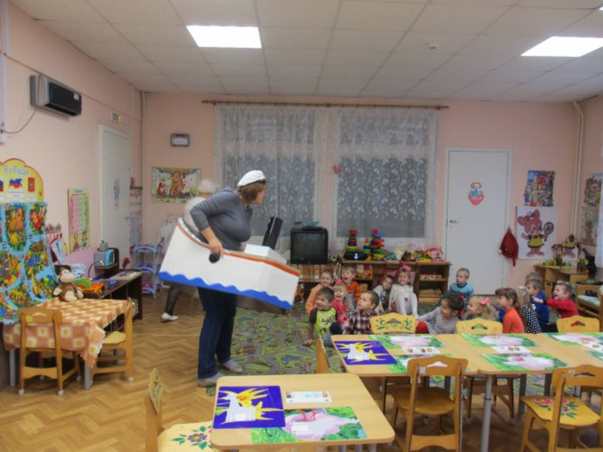 конспект нод рисование утенка средняя группа