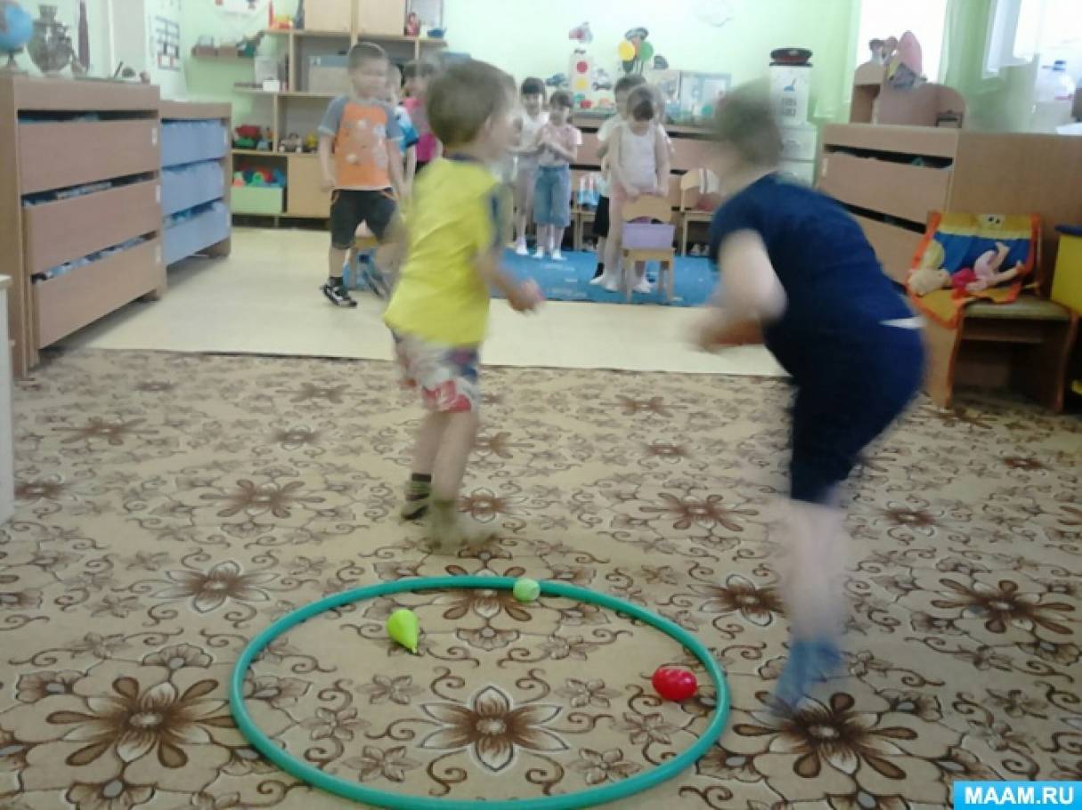 Спортивное развлечение в средней группе 23 февраля