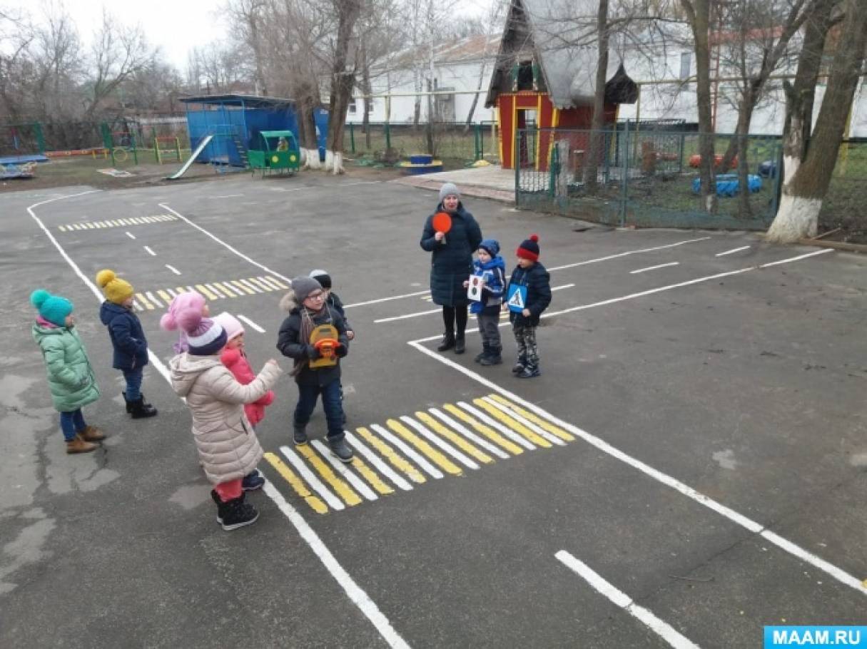 Развлечение по пдд в средней