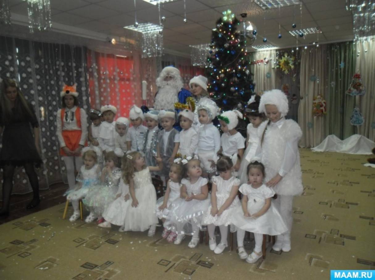 в ясельной группе прошел новогодний утренник