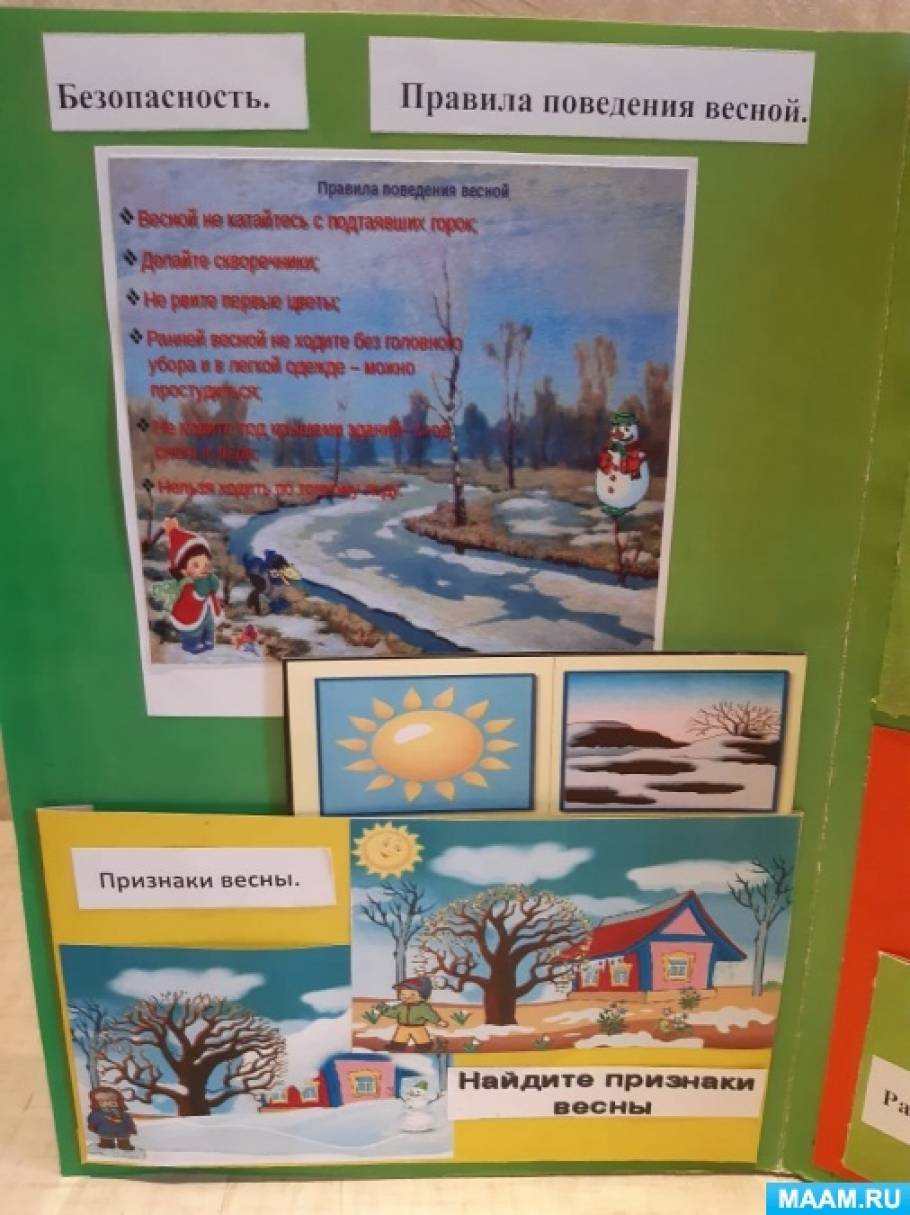 Как сделать лэпбук про весну