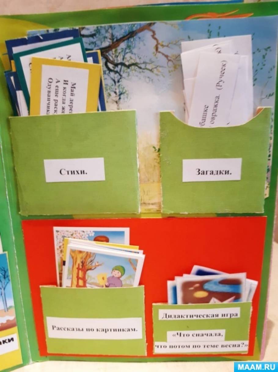 Как сделать лэпбук про весну