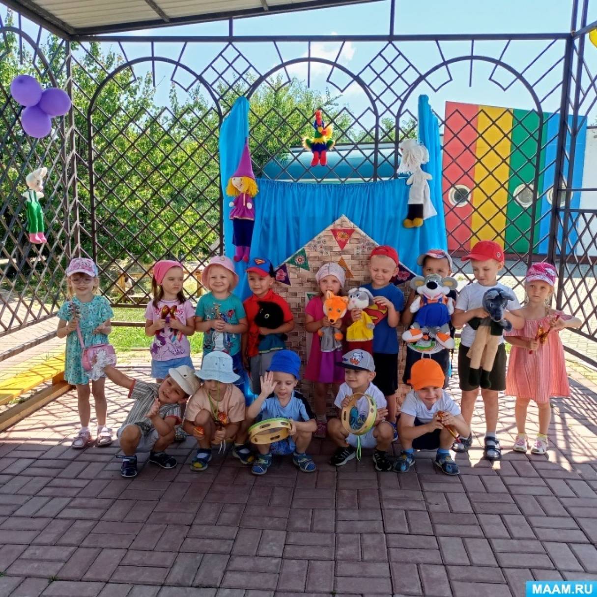 Фотоотчет о театрализованной деятельности в детском саду в летний оздоровительный период