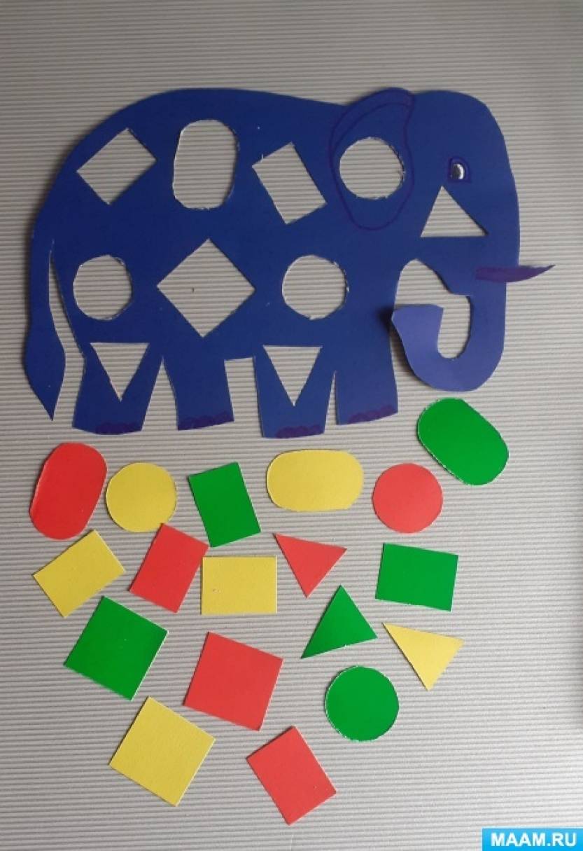 Мастер-класс по изготовлению настольной дидактической игры-мозаики «Умный слоник» для детей среднего дошкольного возраста