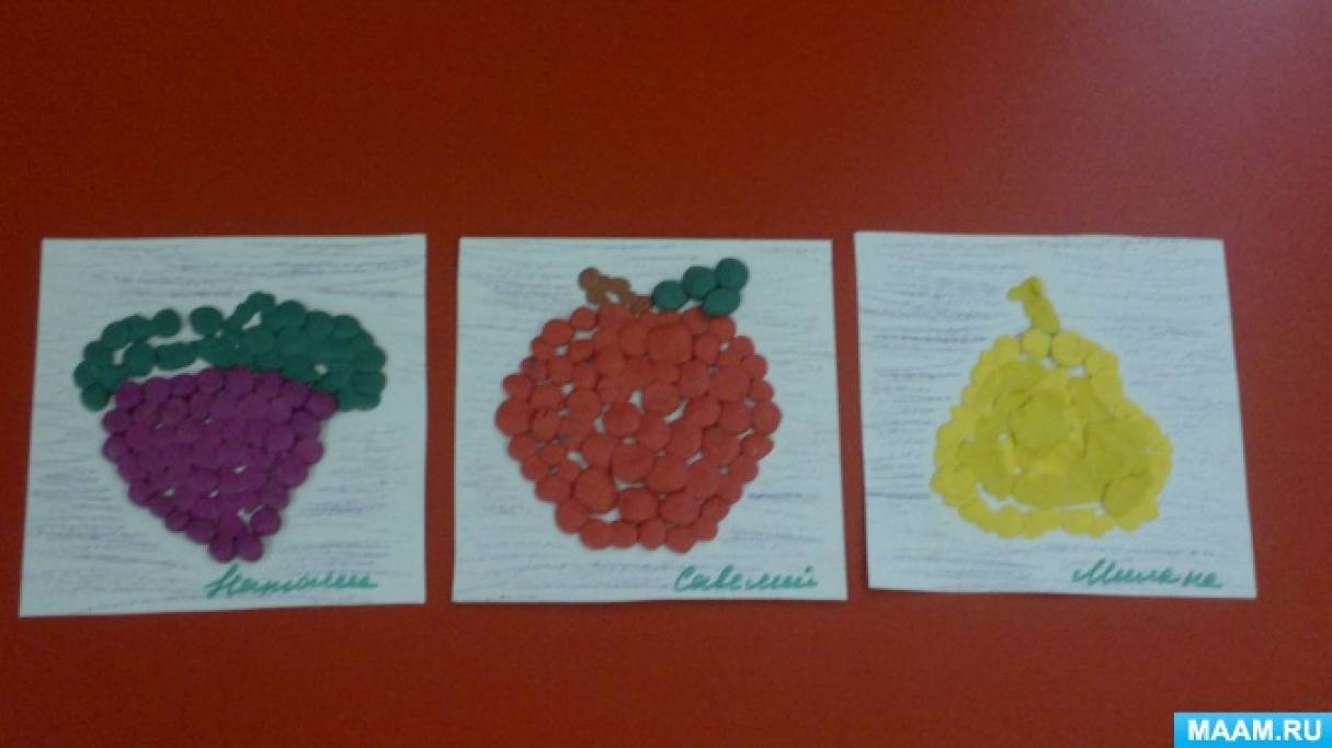 Пластилинография старшая группа занятия. Пластилинография фрукты старшая группа. Пластилинография фрукты в средней группе. Лепка ягоды в старшей группе. Пластилинография овощи и фрукты средняя группа.
