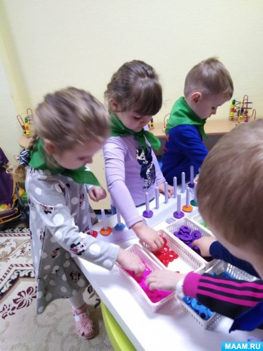 Экспериментальная математика «Особенности игры Абакус» в средней группе