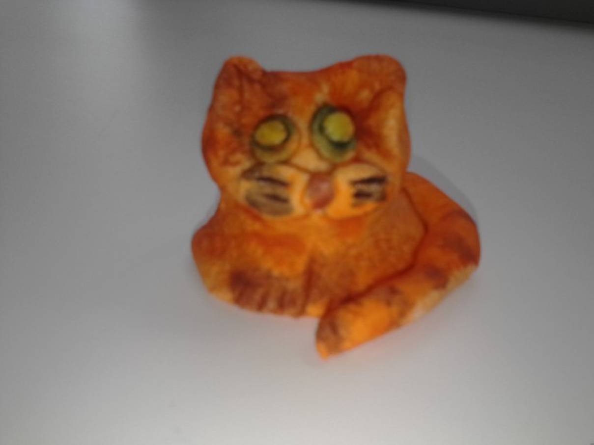 Кот из соленого теста