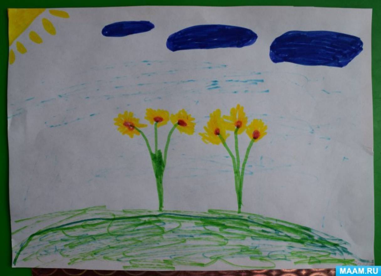 Рисунки для детей природа 5 лет ребенку