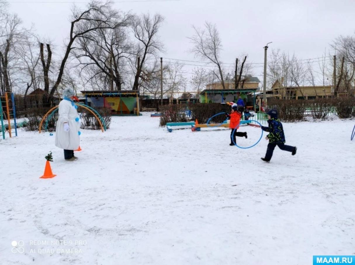 Спортивное развлечение день рождения деда мороза