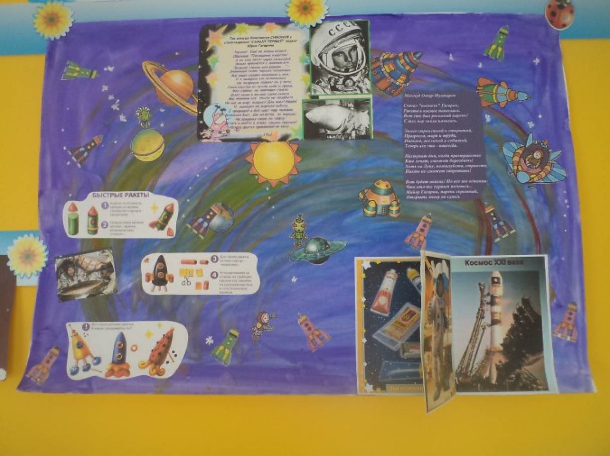 Стенгазета ко дню космонавтики в детском. Стенгазета для детского космос. Плакат "день космонавтики". Идеи космос плакат.