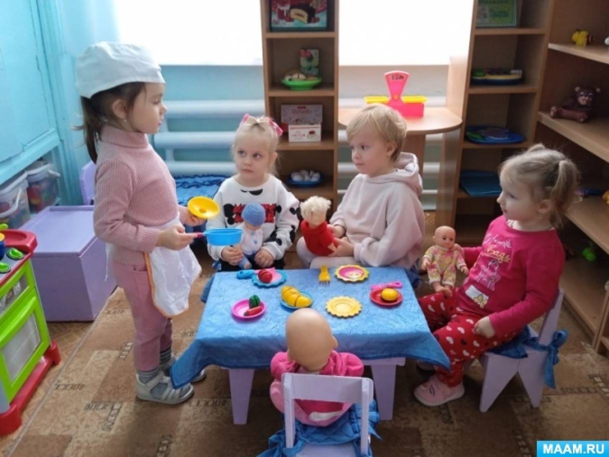 Сюжетно ролевые игры в 1 младшей группе
