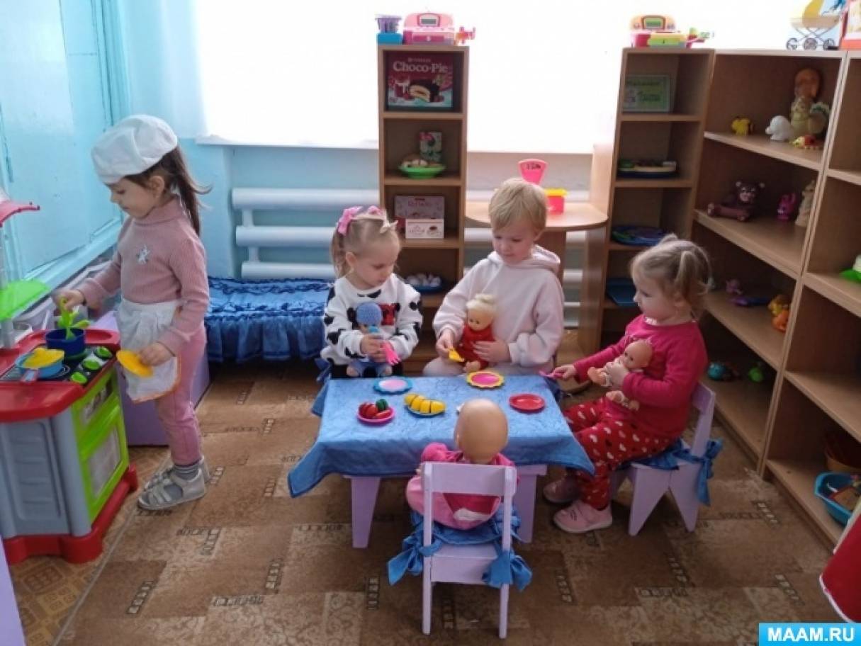 Сюжетно ролевые игры в 1 младшей группе