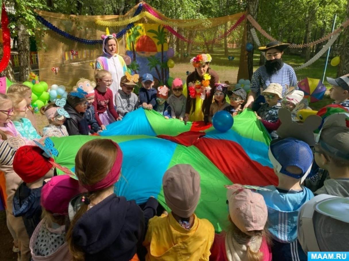 Конспект развлечения для дошкольников в рамка Дня защиты детей «На праздник к Бармалею»