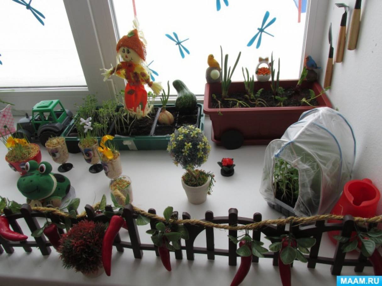 Веселый огород на окне. Огород на окне в детском саду. Огород на окошке в детском саду. Огород на подоконникав детском саду. Огород на подоконнике в детском.