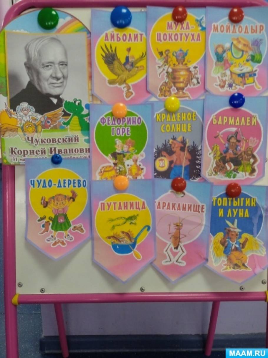 Проект в старшей группе «Сказки К. И. Чуковского»