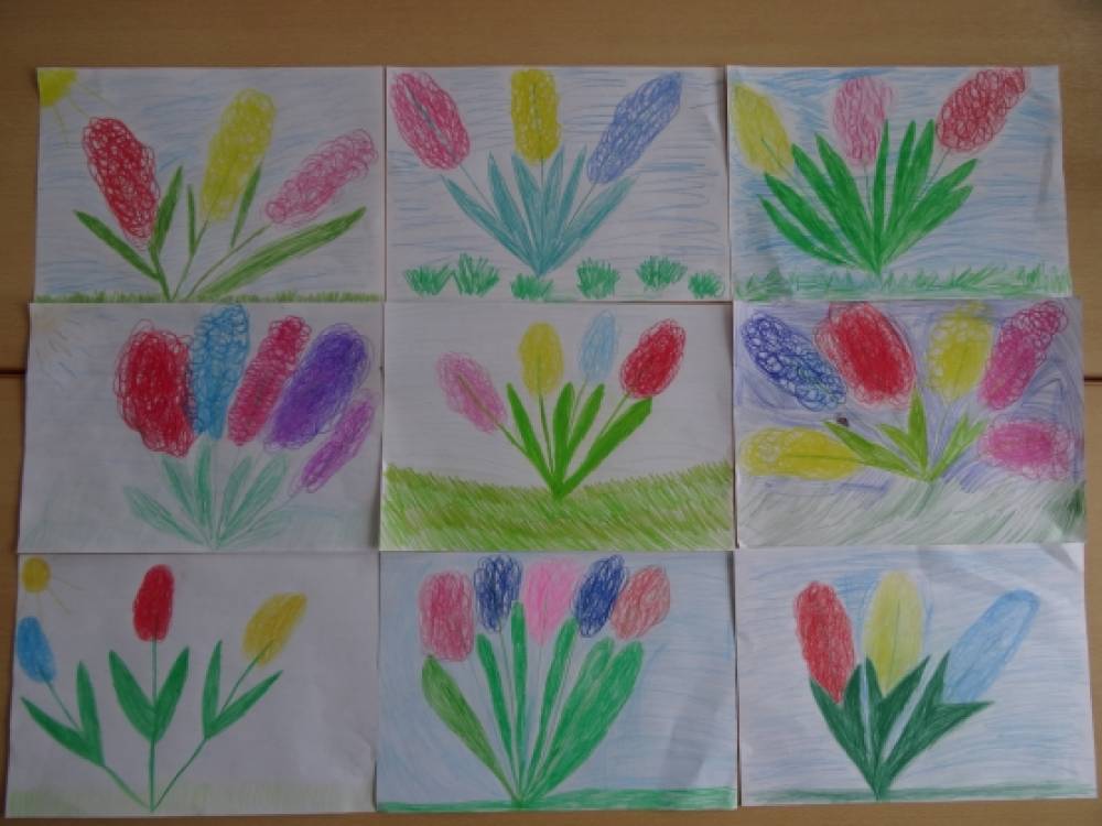 Рисование цветы во второй младшей группе. Рисование весенние цветы средняя группа. Весенние цветы рисование младшая группа. Рисование весенних цветов в средней группе.