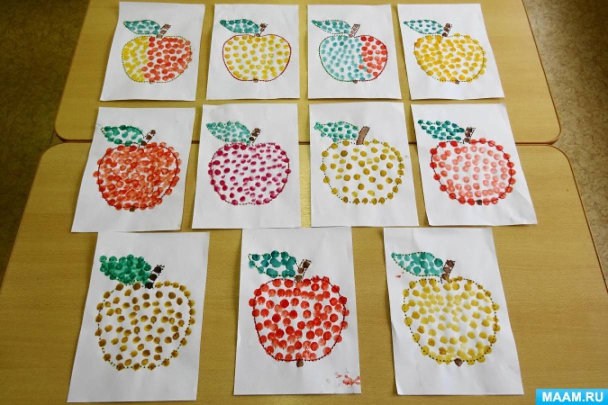 Фрукты первая младшая. Рисование фрукты младшая группа. Рисование яблоко в младшей группе. Рисование фрукты в средней группе. Рисование яблочки младшая группа.
