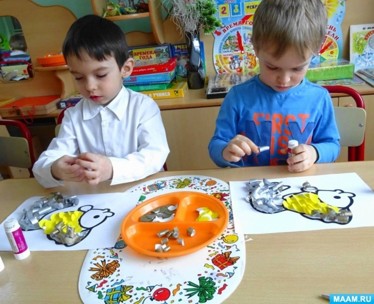 Объемная аппликация для развития ребенка
