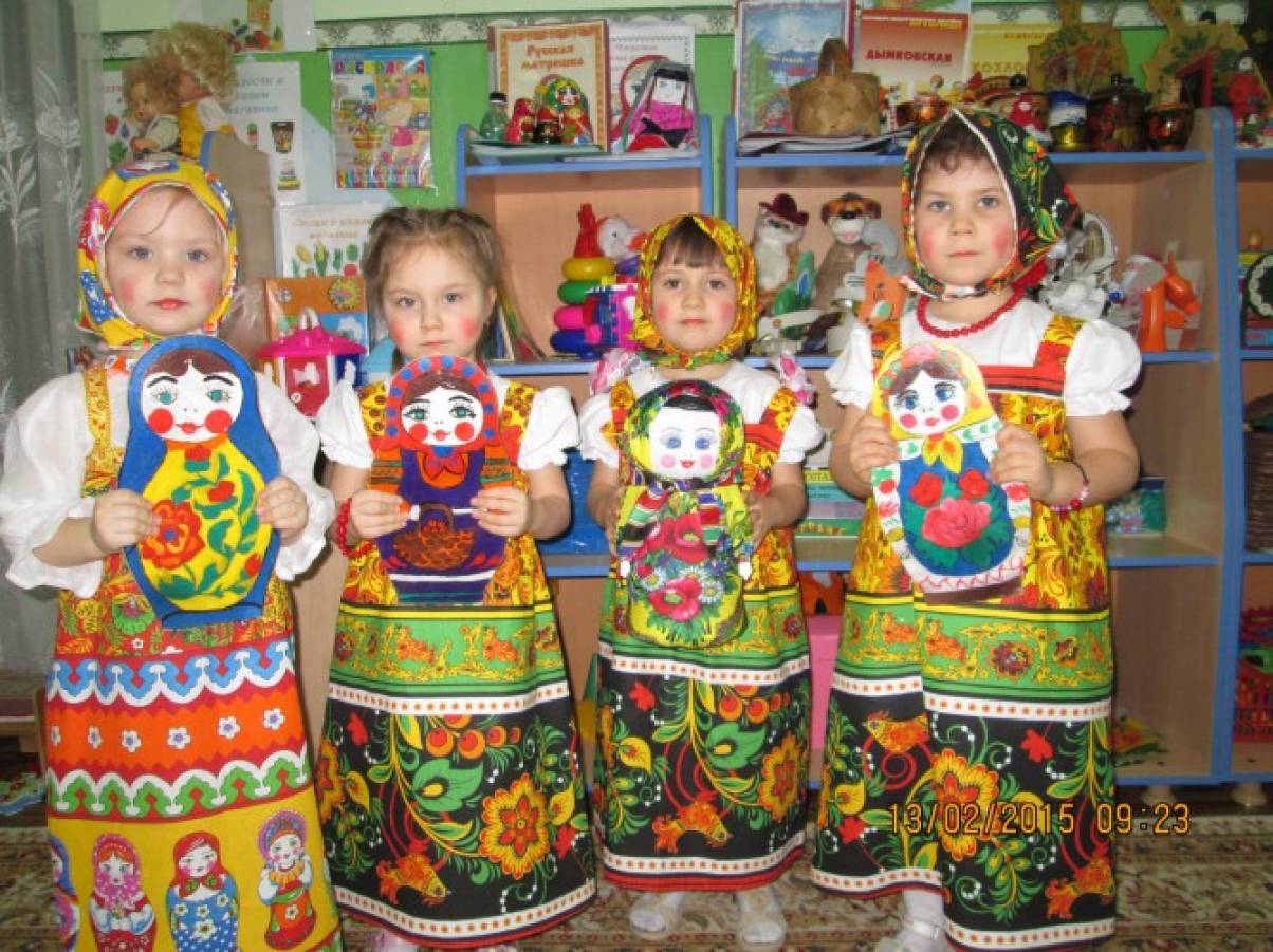 Русско народный в садике