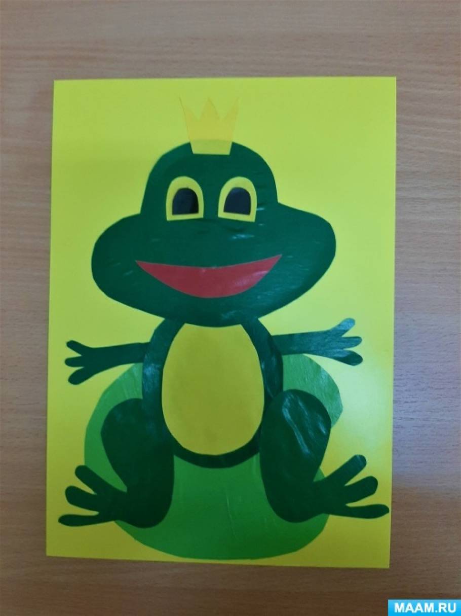 Конструирование из бумаги в подготовительной группе. Заготовки для аппликаций. Конспект старшая группа лягушки. Конспект старшая группа лягушки. Лягушка из геометрических фигур аппликация.